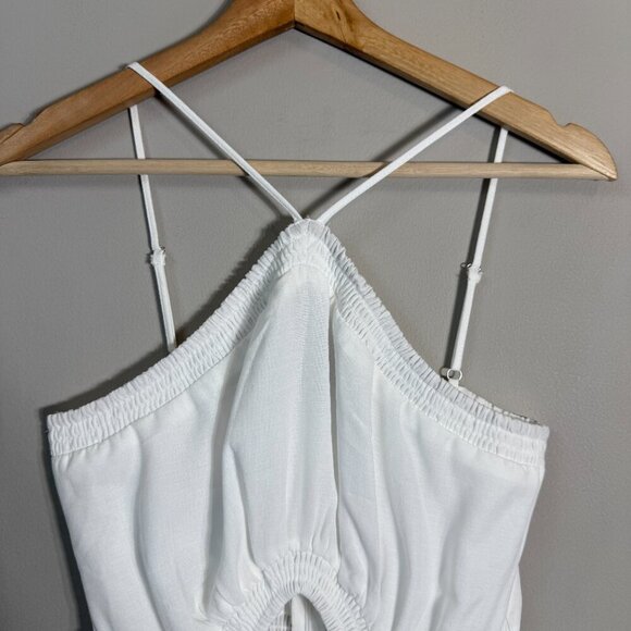 Petal + Pup Madi Maxi Dress Womens Small White Sleeveless Cut Out Flowy Boho NWT - Picture 8 of 15